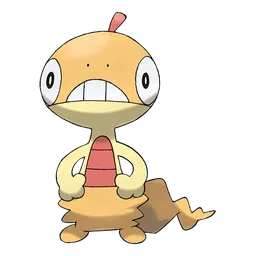 Scraggy, official artwork