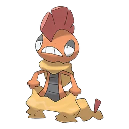 Scrafty, official artwork