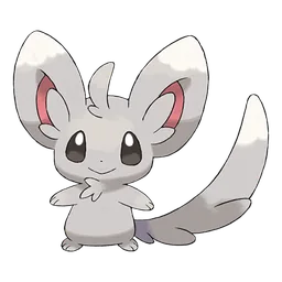Minccino, official artwork