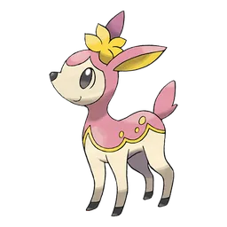 Deerling, official artwork