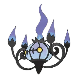 Chandelure, official artwork