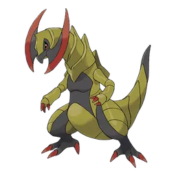 Haxorus, official artwork