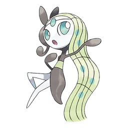 Meloetta, official artwork