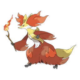 Delphox, official artwork