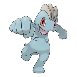 Machop, official artwork
