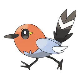 Fletchling, official artwork