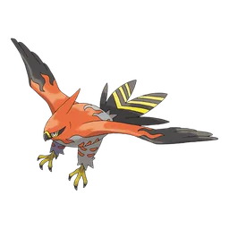 Talonflame, official artwork