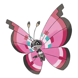 Vivillon, official artwork