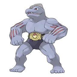 Machoke, official artwork