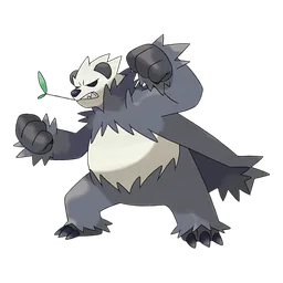 Pangoro, official artwork
