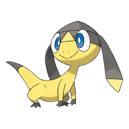 Helioptile, official artwork