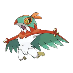 Hawlucha, official artwork