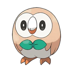Rowlet, official artwork