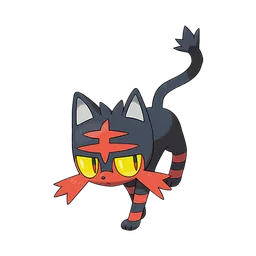 Litten, official artwork