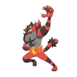 Incineroar, official artwork