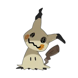 Mimikyu, official artwork