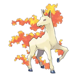 Rapidash, official artwork