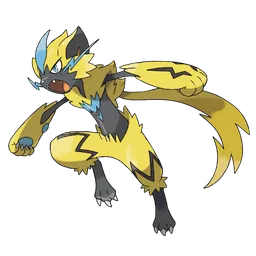 Zeraora, official artwork