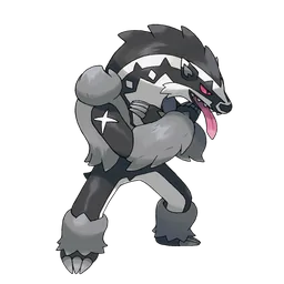 Obstagoon, official artwork