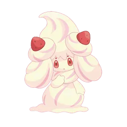 Alcremie, official artwork
