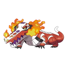 Skeledirge, official artwork