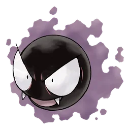 Gastly, official artwork