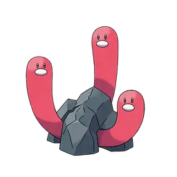 Wugtrio, official artwork